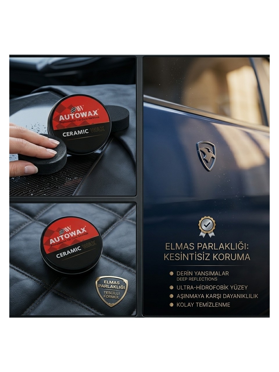 Autowax Ceramic Wax Seramik Katkılı Cila 300 GR.
